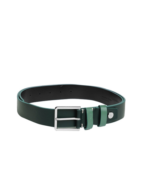 

Calvin Klein Men Green Solid Genuine Leather Belt