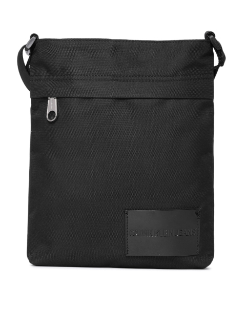 

Calvin Klein Men Black Solid Messenger Bag
