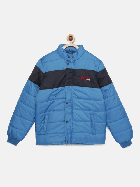 

Indian Terrain Boys Blue Solid Puffer Jacket
