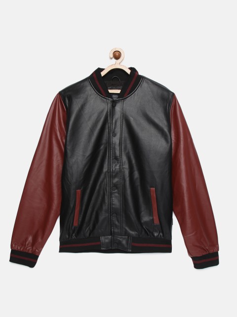 

Indian Terrain Boys Black Solid Insulator Bomber