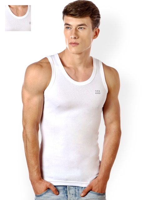 

Lux Cozi Pack of 10 Comfort Fit Innerwear Vests LUX_COZI_WH_RN_100, White
