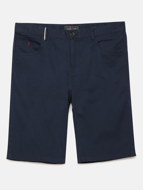 

Indian Terrain Boys Navy Blue Solid Regular Fit Regular Shorts
