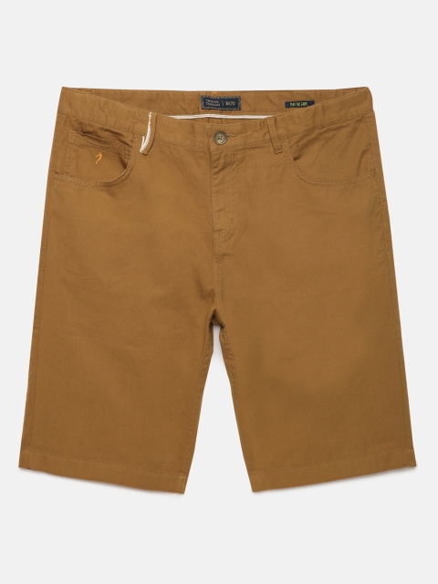 

Indian Terrain Boys Brown Solid Regular Fit Regular Shorts