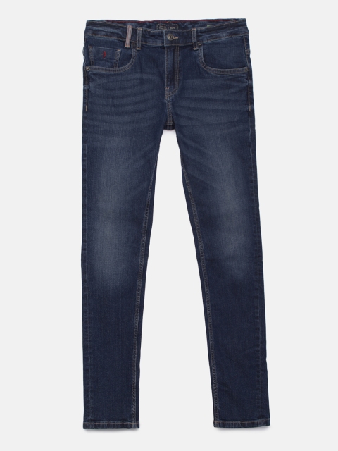 

Indian Terrain Boys Navy Blue Regular Fit Mid-Rise Clean Look Stretchable Jeans