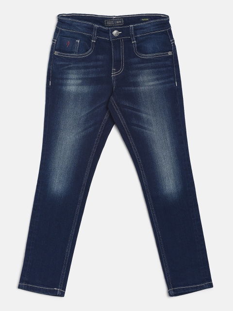 

Indian Terrain Boys Blue Regular Fit Mid-Rise Clean Look Stretchable Jeans