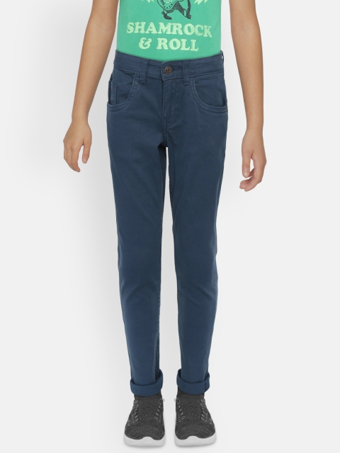 

Indian Terrain Boys Blue Regular Fit Mid-Rise Clean Look Stretchable Jeans