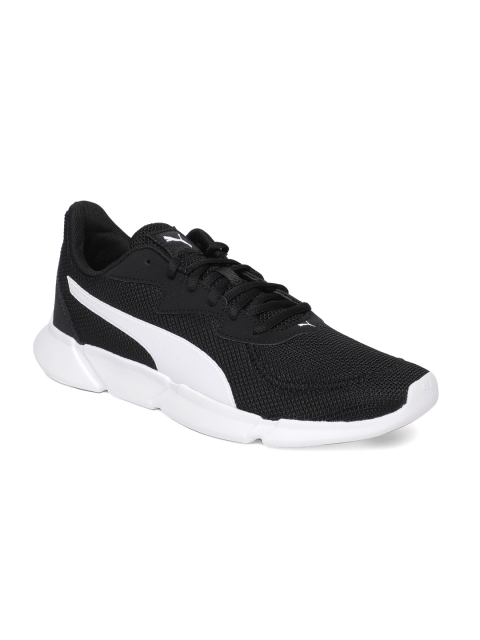 

Puma Unisex Black INTERFLEX SoftFoam + Running Shoes