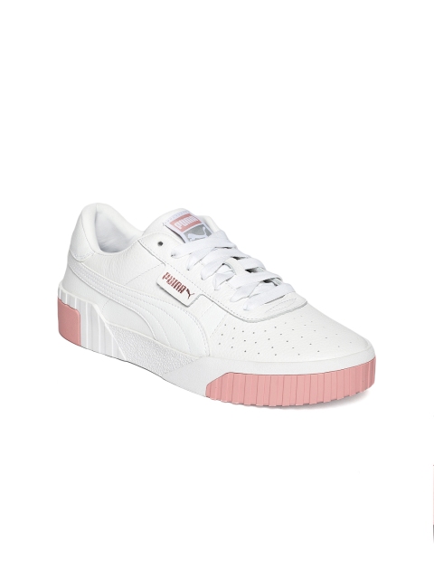 

Puma Women White Cali Leather Sneakers