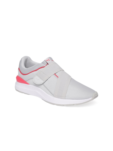 

Puma Women Grey Adela X Gray Violet-Nrgy Rose Slip-On Sneakers