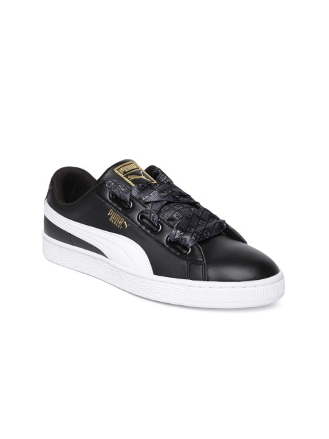

Puma Women Black Basket Heart Reinvent Sneakers