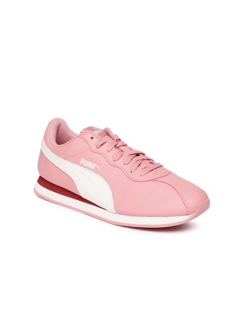 

Puma Women Peach-Coloured Turin II Bridal Rose Sneakers