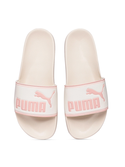 

Puma Women Cream-Coloured Printed Sliders