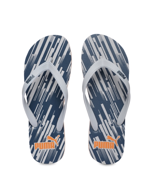 

Puma Men Grey Printed Thong Flip-Flops