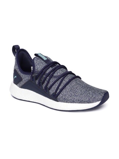 

Puma Men Navy Blue NRGY Neko Knit SOFTFOAM+ Running Shoes
