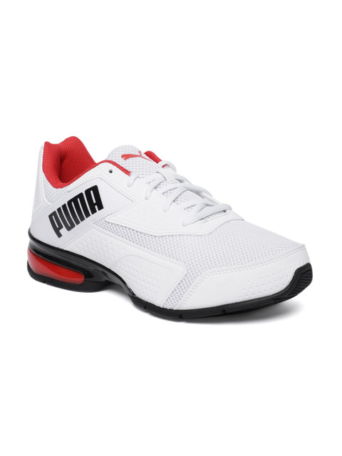 

Puma Men White Solid Leader VT Bold Running Shoes