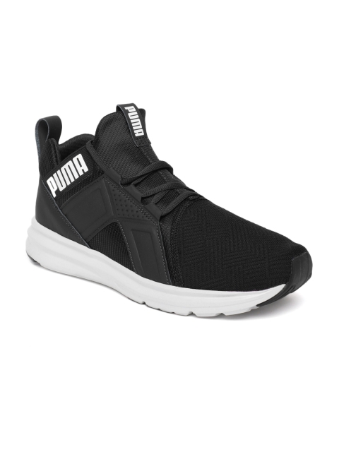 

Puma Men Black Textured Enzo Geo Sneakers