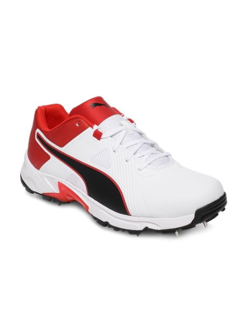 

Puma Men White & Red 19.1 Spikes