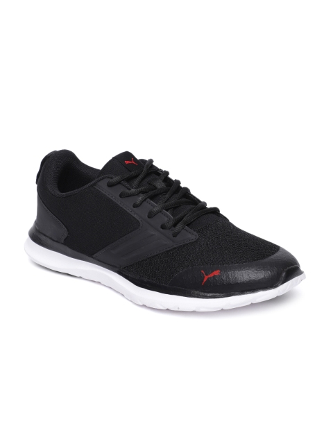 

Puma Men Black Solid Agile t1 NM IDP Running Shoes