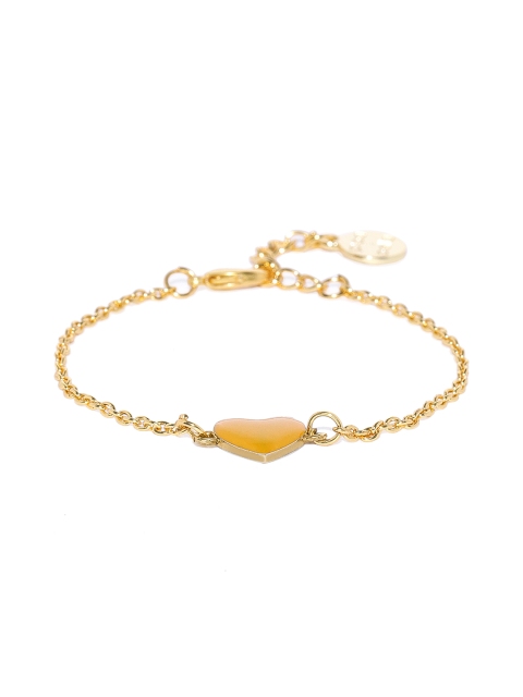 

Pipa Bella Women Gold-Plated Enamelled Link Bracelet