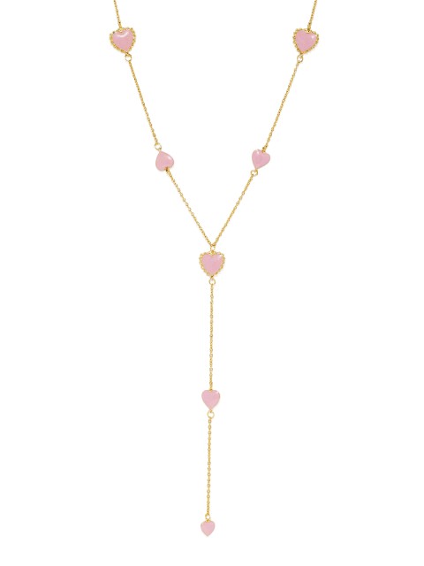 

Pipa Bella Women Gold-Plated & Enamelled Heart-Shaped Necklace