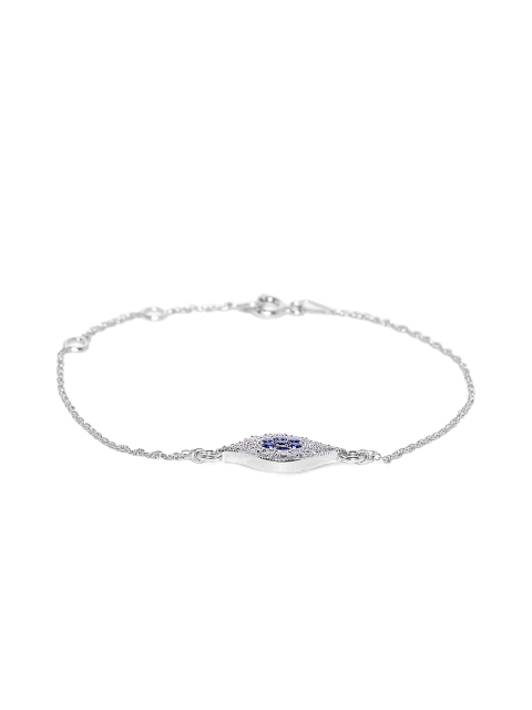 

Pipa Bella Women Silver-Plated Blue Link Bracelet