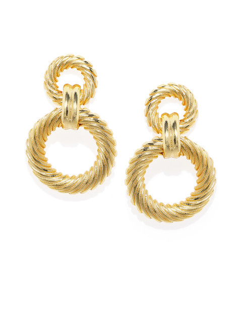 

Pipa Bella Gold-Plated Circular Hoop Earrings