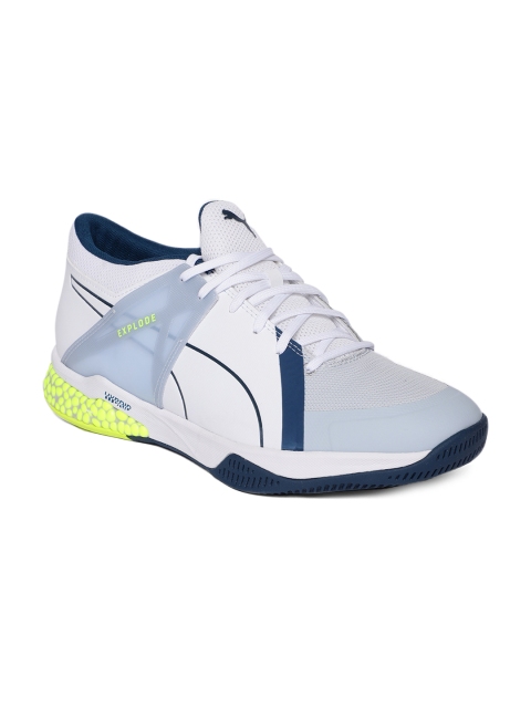 

Puma Unisex White & Blue Explode XT Hybrid 2 Walking Shoes