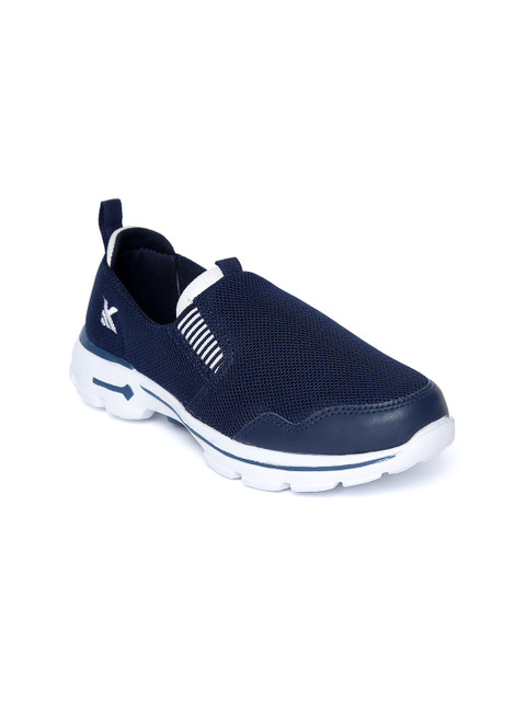 

KazarMax Men Navy Blue Slip-On Walking Sneakers