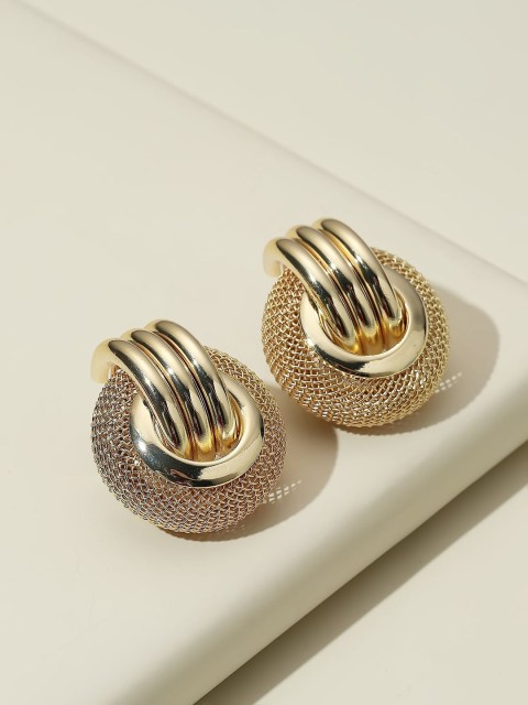 

OOMPH Gold-Toned Circular Studs