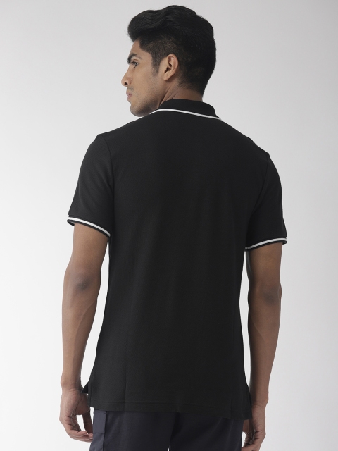 

Nike Men Black Solid Polo TM CLUB19 SS T-shirt