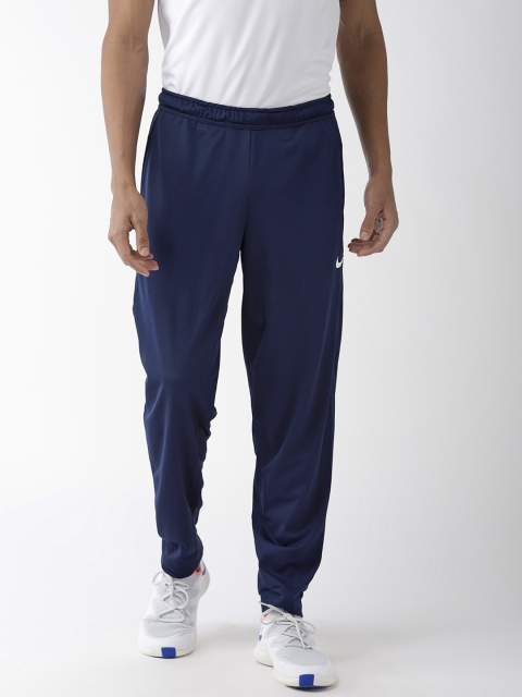 

Nike Men Navy Blue Solid Regular Fit AS TS Dri-FIT Cricket Track Pant