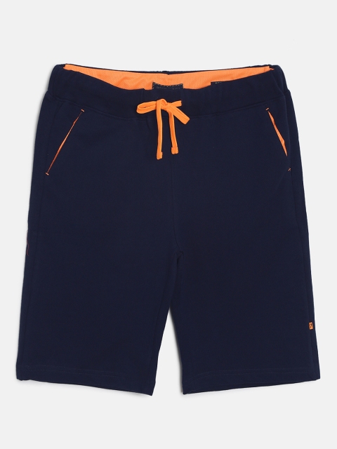 

Indian Terrain Boys Navy Blue Solid Regular Fit Shorts