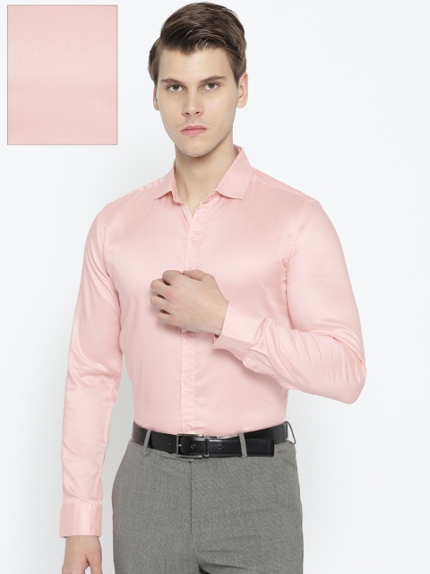 

Molly & Michel Men Pink Original Slim Fit Solid Formal Shirt