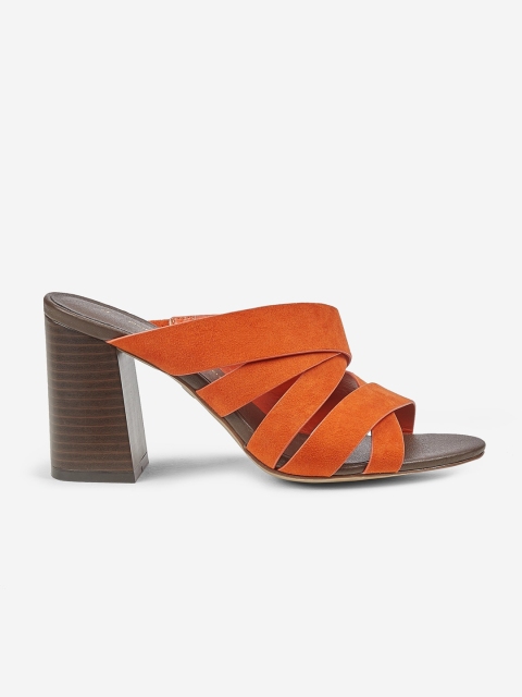 

DOROTHY PERKINS Women Orange Solid Heels