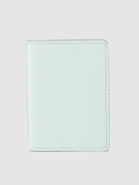 

MANGO Women Sea Green Solid Card Holder
