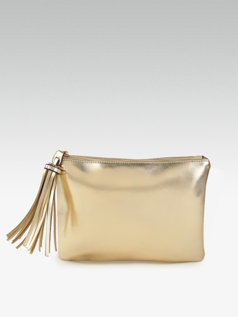 

DOROTHY PERKINS Gold-Toned Solid Purse