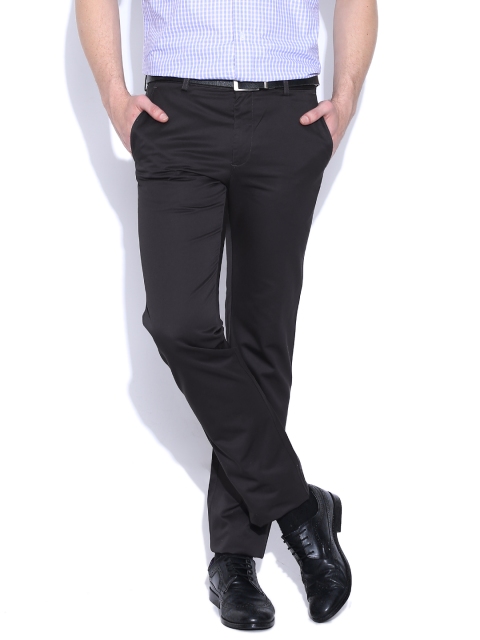 

Van Heusen Dark Grey Slim Formal Trousers