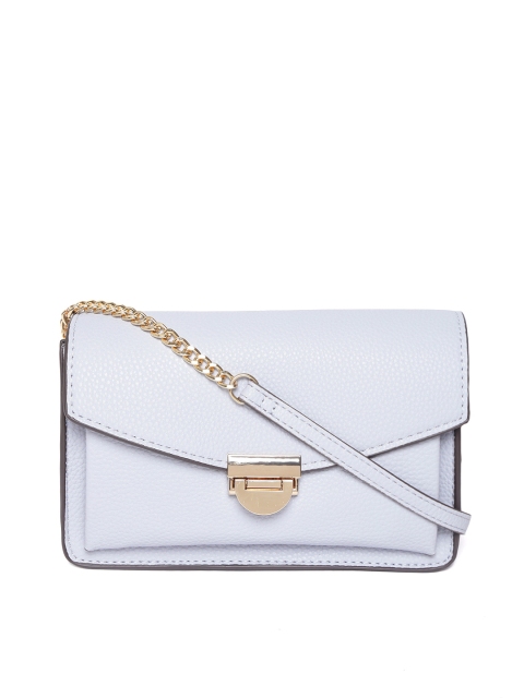 

MANGO Blue Solid Sling Bag