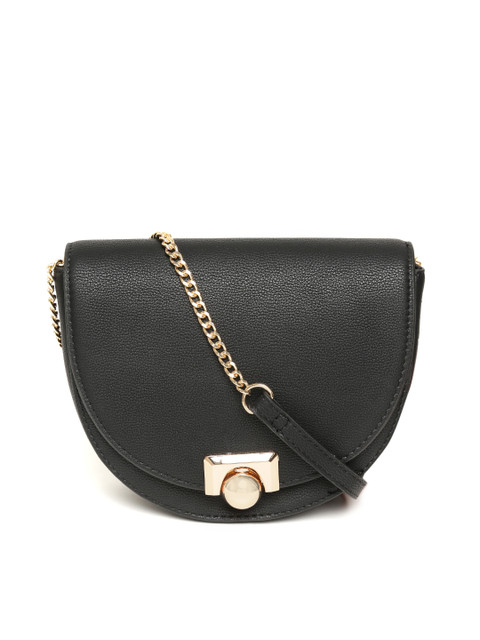 

MANGO Black Solid Sling Bag