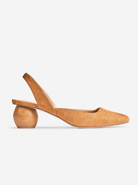 

DOROTHY PERKINS Women Tan Brown Solid Heels