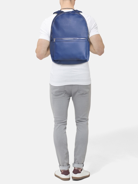 

Calvin Klein Jeans Men Navy Blue Solid Laptop Backpack