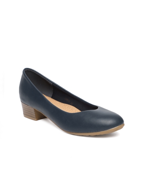 

Tresmode Women Navy Blue Solid Pumps