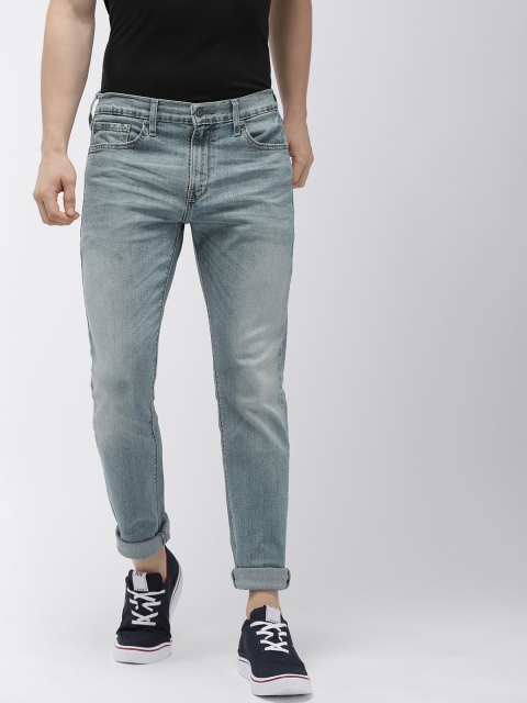 

Denizen From Levis Men Blue Skinny Fit Mid-Rise Clean Look Stretchable Jeans