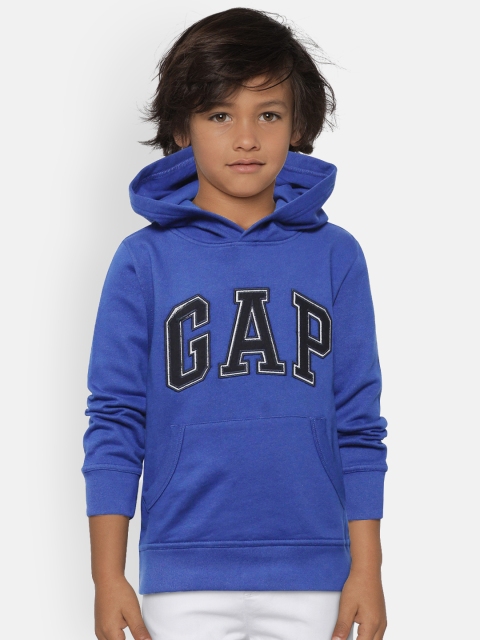

GAP Boys Logo Hoodie Sweatshirt, Blue