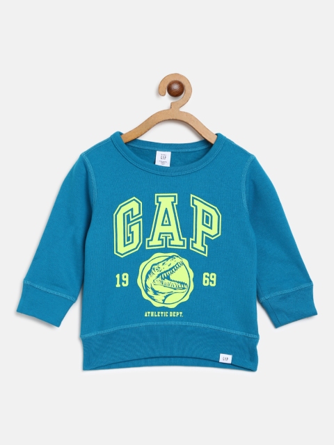 

GAP Boys Graphic Crew Sweatshirt, Teal