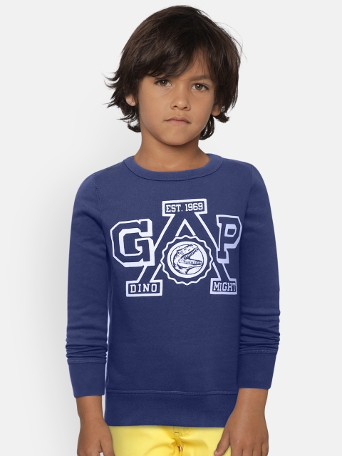 

GAP Boys Logo Sweatshirt, Navy blue