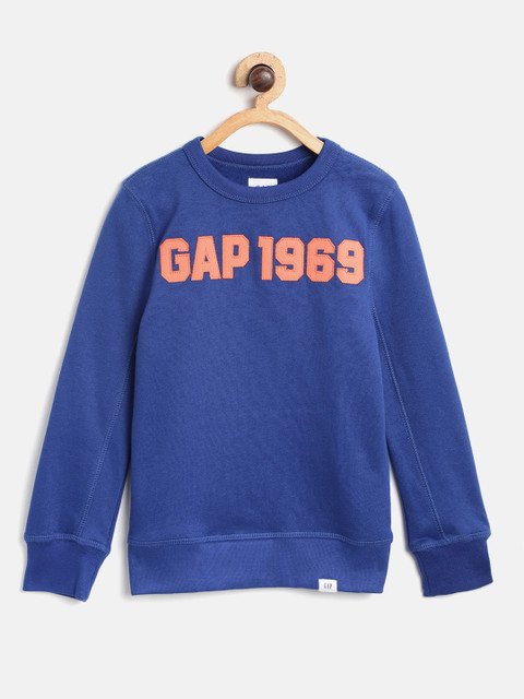 

GAP Boys Logo Sweatshirt, Blue