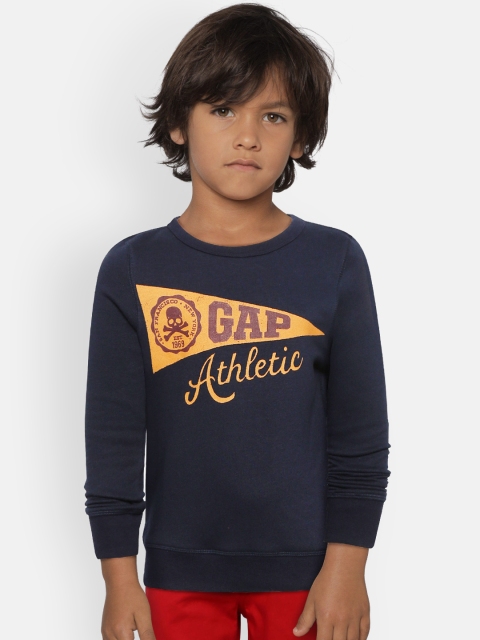 

GAP Boys Logo Sweatshirt, Navy blue