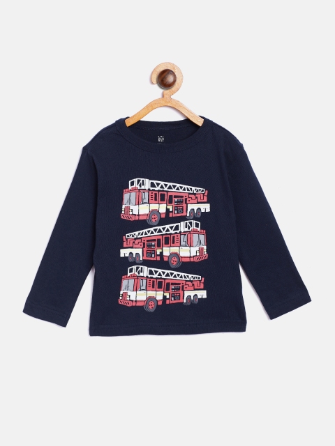 

GAP Boys Graphic Long Sleeve T-shirt, Navy blue