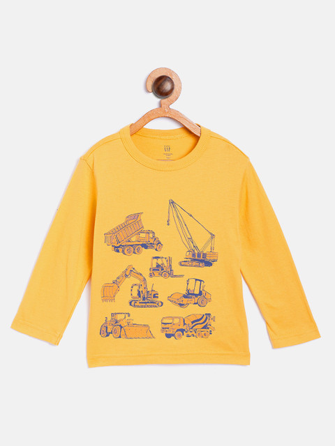 

GAP Boys Graphic Long Sleeve T-shirt, Mustard